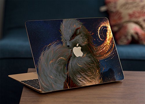 GADGETS WRAP Apple MacBook Air 13 inch Printed Arcanine fire Pokemon Skin for Top Only