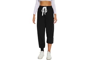 HAPYWER Damen Jogginghose Gefütterte Warm Sporthose High Waist Weit mit Taschen Sweathose Baumwolle mit Sherpa Dicke Thermo Loungehose für Winter S-XXL