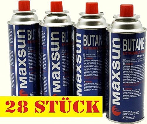 Gaskartuschen 227g - 28 Stück Butangas Gas Kartuschen Campinggas