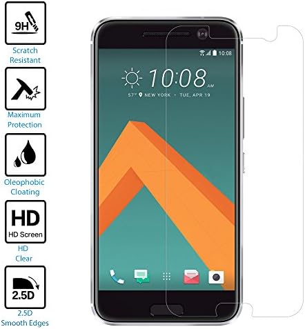 PRESTiQ HTC 10 Touch tempered glass Screen protector / Protective foil for phones in high quality for your HTC 10 | 9H hardness rating |0.33mm thickness for great protection and maximum sensitivity