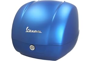 Scooter-ProSports Topcase original Piaggio 36 Liter für Vespa GTS 125, 300 CCM ab Baujahr 2020 (blau matt 297/A)