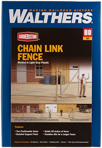 Walthers Cornerstone 933-3125 Chain link fence