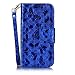Produktbild Nancen Wallet Case Hülle für Samsung Galaxy S5/I9600 SM-G900F (5,1 Zoll),Schmetterling Muster Flip Funktion Kartenfächer Magnet Etui Samsung Galaxy S5/I9600 SM-G900F (5,1 Zoll)