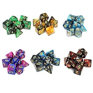 MIRKUZI DND Würfel Set - 2x Polyedrische Würfel Für Dungeons & Dragons