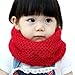 Imixcity Child Scarf Solid Knitted Soft (Coffee)