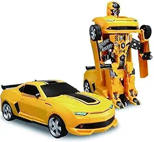 Small Friction Car 2 in 1 Feature Car Converting to Robot, Robot to Car, Deformer Toy, Plastic Vehicles Boys Toy Model Cars for Kids Baby Gift