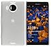 Produktbild mumbi Schutzhülle für Microsoft Lumia 950 XL Hülle transparent weiss