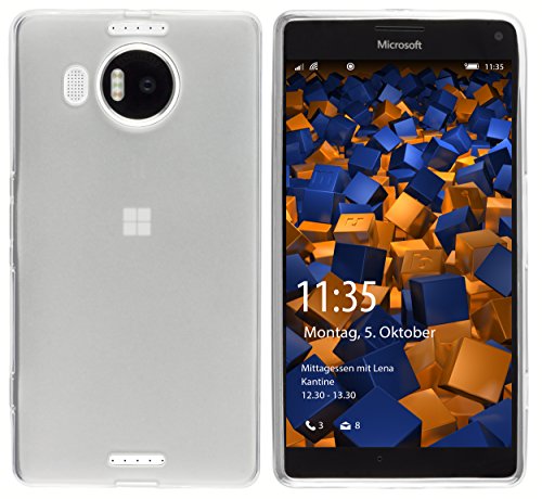 Preisvergleich Produktbild mumbi Schutzhülle für Microsoft Lumia 950 XL Hülle transparent weiss