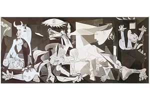 Kunst für Alle Reproduktion/affisch: Pablo Picasso Guernica - högkvalitativ konstnärlig reproduktion, 100x50 cm