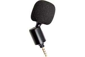 RUITROLIKER Mini microphone réglable de 3,5 mm compatible avec manette de jeux PS4, Xbox One, PS5, téléphones, ordinateurs portables, tablettes iPad