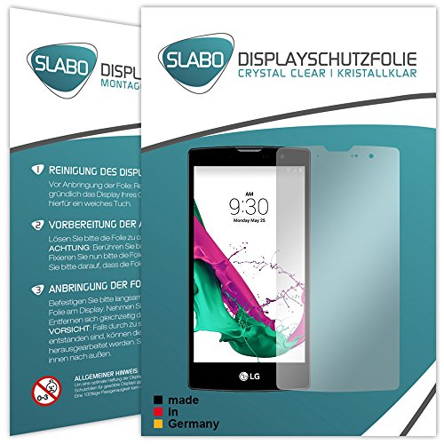 4 x Slabo Displayschutzfolie LG G4c Displayschutz Schutzfolie Folie „Crystal Clear“ unsichtbar MADE IN GERMANY - 2
