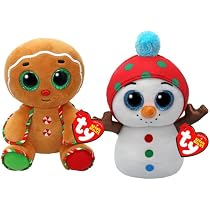 TY Beanie Boos - Ethel la Mucca a Macchie Viola con Occhioni Viola glitter, Il peluche con gli occhi grandi scintillanti, 15 Cm, T37345
