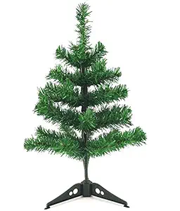Pmw - Plastic Pine Tree - Artificial Christmas Tree - 40 Decoration Items Included - 5 Feet Tree