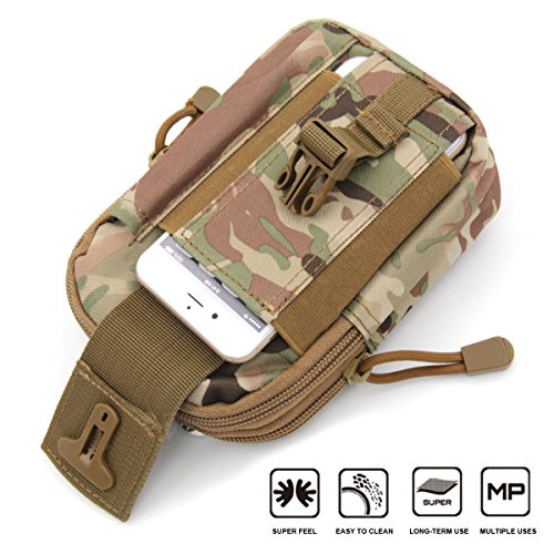 Aodoor Outdoor Reisen Sport Taktische Tasche Bauchtasche, G¨¹rteltasche Handytasche Tasche Waist Bag-Multifunktional f¨¹r Camping Reise Wandern - 6