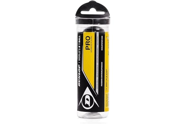Dunlop Sports Pro XX Tube de squash 3 balles