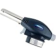 GO2CAMPS Windproof Torch Gun Lighter |Butane Flame Gun Torch | Single Jet Flame Adjustable (Butane Gas Not Included) for Bakhoor charcoal,Cigar,Candle,Cooking,Camping,Baking,BBQ(Black)