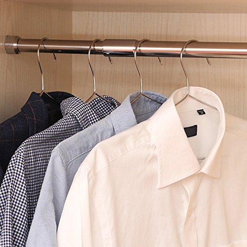 Juning 18/10 Kleiderbügel Edelstahl 20 Piece One Set, Verblassen nicht, rosten nicht, die Familie ist ein guter Helfer - 5