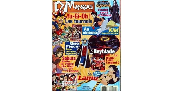 D mangas no 511 du 01042004 yugioh les chevaliers du zodiaque athena kiki la petite sorciere one piece entre corsaires et pirates sakura beyblade lamu les amis de sangoku