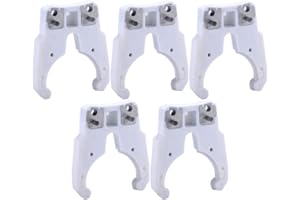 HOZLY Porte-outils en plastique ABS ignifuge HSK 63F Blanc Pince de serrage Pince