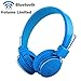 Price comparison product image Volume Limited + Wireless Bluetooth Kids Headphones, Termichy wireless/wired Foldable Stereo over-Ear headsets with music share port and Built-in Microphone for calling, children Bluetooth Earphones for smartphones PC music gaming. Blue
