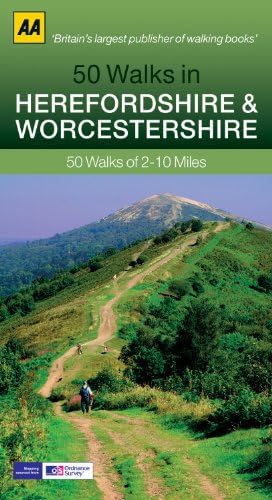 50 Walks in Herefordshire Worcest (AA 50 Walks Series)