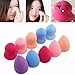 Malloom 10pcs (Color Random Delivery) Pro Beauty Flawless Makeup Blender Foundation Puff Multi Shape Sponges