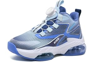 BIackPig Kinder Basketballschuhe Kinder Sportschuhe Twist Schnalle Turnschuhe Jungen und Mädchen Basketballschuhe 30EU-41EU