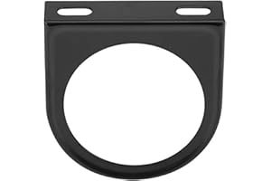 KIMISS Support jauge de niveau 52mm, 52 mm 2 pouces Support universel pour compteur à trou unique Noir