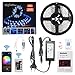 Price comparison product image Simfonio LED Streifen Arbeitet mit Alexa, Google Home, IFTTT, WiFi Wireless Smart Phone Gesteuert Led Strip Wasserdicht 5M 150LEDs Full Kit