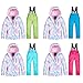 Produktbild Kinder Winter Warme Skijacke Schnee Anzug, Wasserdichte Winddichte Maschine Waschbar Atmungsaktiv Hautfreundlich 360 ° Stereo Isoliert Verschleißfeste Warme Baumwolljacke für Skifahren und Snowboarden