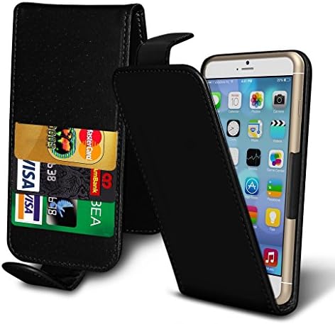 ( Black 154 x 86 ) Case for Acer Liquid Z520 Case cover pouch Thin Faux Leather Spring Clamp Adjustable Flip Case cover Skin with Credit/Debit Acer Liquid Z520 Case by i-Tronixs
