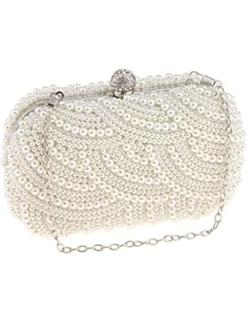 MagiDeal Damen Handtasche Abendtasche Clutch Abend Party Brauttasche Shouler Beutel Der Braut Prom Handtasche...