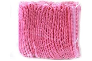 MUHWA Cuffia a retina usa e getta per capelli, 100 pezzi, taglia unica con elastico, per uso cosmetico, bellezza, cucina, cucina, industria domestica, ospedale