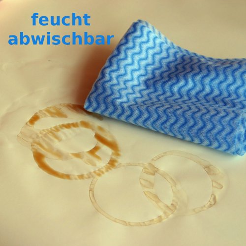50m x 1,15m JUNOPAX® Papiertischdecke champagner-beige | nass- und wischfest - 6