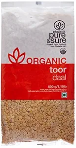 Pure & Sure Organic Toor Dal, 500g