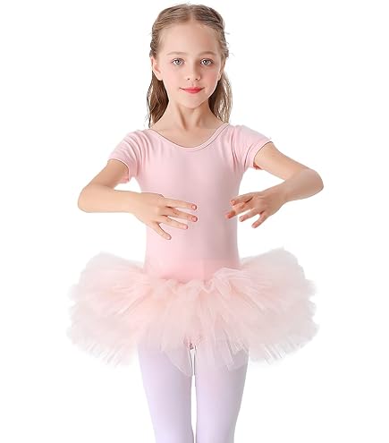 Body Per Balletto Fitness Bezioner Body Per Danza Tutù Da Balletto Leotard Vestito Ginnastica Senza Maniche Per Ragazze Viola 120 Costumi Body Tutù Danza - 9