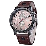 Easy Go Shopping Herrenuhr im Herrenuhrstil mit Gürteluhr (Color : 5)