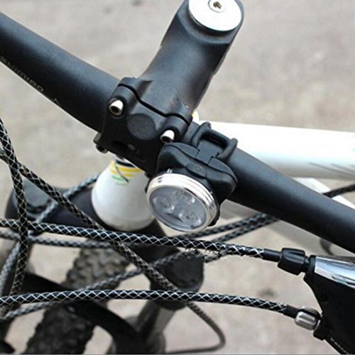 Wiederaufladbares LED Fahrradlicht, EveShine wasserdichter Front- und Hecklicht für Fahrrad – 650mah Lithium Batterie, USB Kabel mitgeliefert, 4 Lichtmodi - 3
