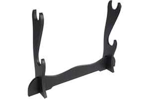 CoolChange Porta spada in legno per Katana | Porta spada decorativa per 2 spade | Nero
