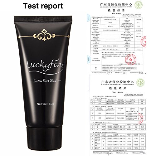 Schwarz Gesichtsmaske, LuckyFine Reinigungsmaske Tiefenreinigung Mitesser Akne Entferner Peel off Maske - 7