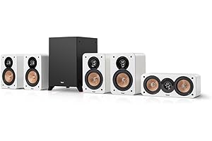 Teufel Ultima 20 5.1 Surround Sound System, Front- oder Downfire-Subwoofer (optional kabellos ansteuerbar), Bassreflex, HiFi Heimkino Soundsystem (Weiß)