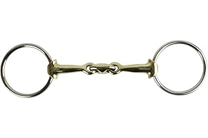 AK RIDING SPORTS LTD AK - Bague lâche double jointe avec tête fuselée en argent allemand AKRS-2607 (5,25'', allemand, argent)