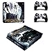 Produktbild Playstation 4 Slim + 2 Controller Aufkleber Schutzfolien Set - Dishonored 2 /PS4 S