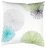 Made in Germany Home Fashion Kissenhülle Digitaldruck, Samt, grün, 1 x 50 x 50 cm
