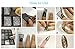 Ejiubas Geometry & Complex Pattern Nail Stencil Vinyl Nail Polish Sticker Easy Nail Art Set - Pack of 12 Sheets with 24 Designs