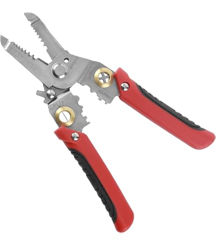 Multifunctional 7 In 1 Wire Stripper Tool Cable Cutter Clamp Multifunction Handle Stripping Plier Wire Stripper Plier Diameter 0.6-2.5mm - View #13