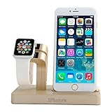 iPhone Ladegerät Dock, xphonew 2 in 1 Apple Armbanduhr Ständer iphone Ladestation Halterung Display Wiege für iWatch/iPhone 7/7 Plus/6S/6S Plus 6/6 Plus/5s/5/SE