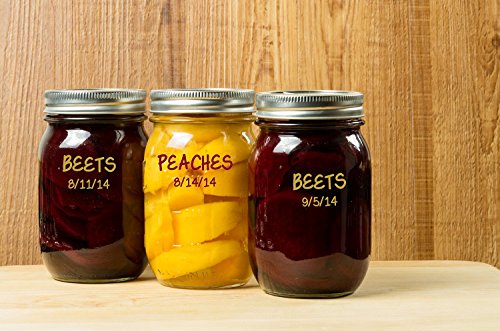 InnoBeta Magink metallic Marker Pens Weinglas-Marker, radierbar, ungiftig, schnelltrocknend, Alternative für Weinglasschmuck, Am besten für Küche und Lagerraum, Glas und Pflege, Abendessen, Party, Hochzeit, Banquette, Bälle, Bars, Zeremonie, etc, zu unterscheiden und DIY, pack of 8 - 5