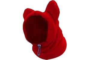 ATORSE Dog Warm Hat Fleece Winter Pet Hat for Medium to Large Dog Small Animal Pets, red, 1 Count