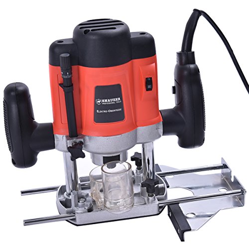 Oberfräse Fräsmaschine Hand Kanten Fräser mit Fräsköpfe 230V Kabelkanal 1200W mit Koffer